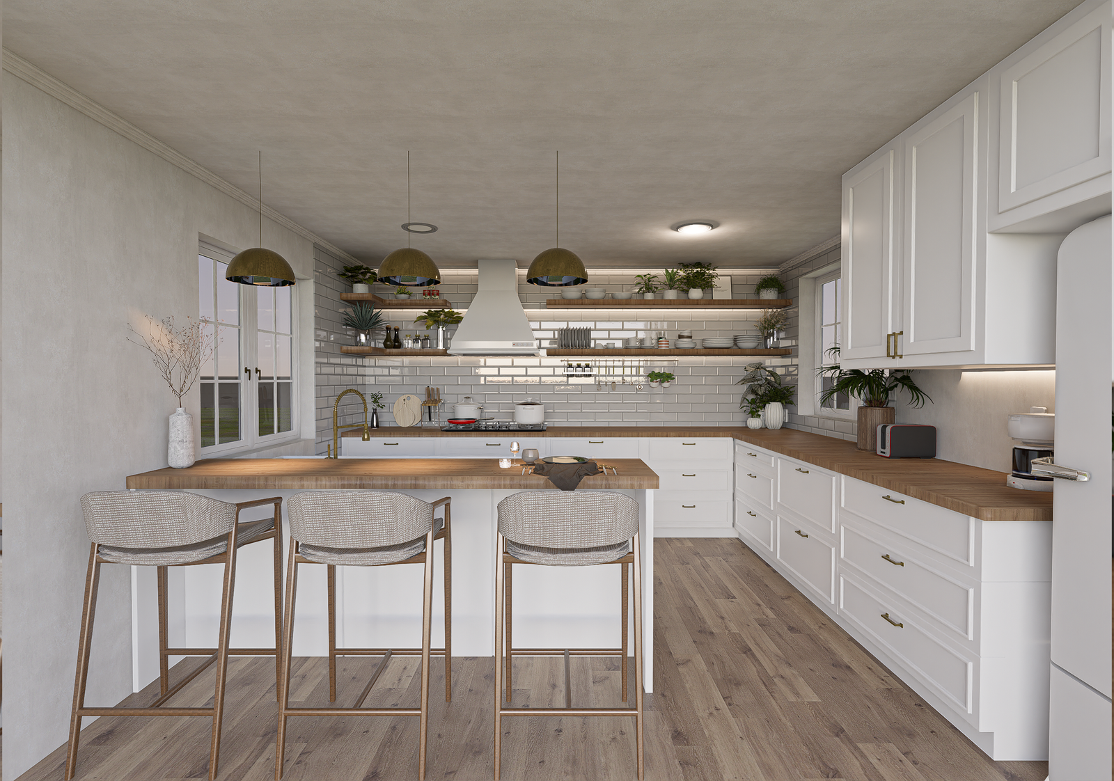 Proyecto de diseño de cocina moderna